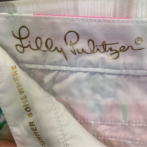 Lily Pulitzer Buttercup shorts scalloped hem and 5” inseam - Picture 8 of 9
